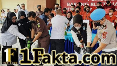 Polda Sumsel Musnahkan Barang Bukti Narkotika Senilai Rp7,9 Miliar, Selamatkan 83 Ribu Jiwa
