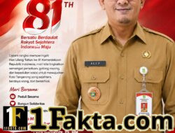 Kadinsos Kota Tangerang Ajak Masyarakat Semangat Sambut HUT RI ke-81