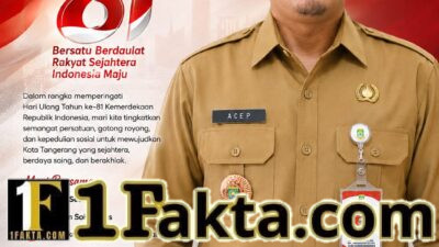 Kadis Dinsos Kota Tangerang Ajak Masyarakat Semangat Sambut HUT RI ke-81