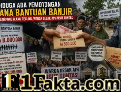 Diduga Ada Pemotongan Dana Bantuan Banjir di Gampong Blang Reuling, Warga Desak APH Usut Tuntas