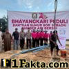 Kapolres Aceh Tamiang Bersama Ketua Bhayangkari Cek Pekerjaan 30 Sumur Bor Bantuan Air Bersih