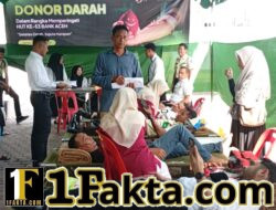 Peringati HUT Ke 53, PT. Bank Aceh Syariah Bireuen, sukses kantongi 162 kantong darah