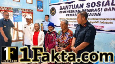 Kementerian Imigrasi dan Pemasyarakatan Salurkan Bantuan Sosial, 38 Lansia di Desa Sitampurung Terima Bantuan