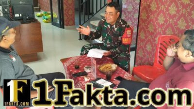 Persiapan HUT RI ke-81, Babinsa Desa Kesiut Koordinasi dengan Pemdes dan Kawil