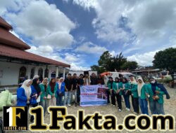 Ketua STIKes PNAD Serahkan Bantuan untuk Korban Kebakaran di Jagong Jeget