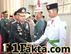 Kapolda Banten Hadiri Pengukuhan Paskibraka dan Pasukan 45 Provinsi Banten 2026