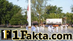 Wakil Wali Kota Langsa Pimpin Penurunan Sang Merah Putih, Upacara Berlangsung Khidmat