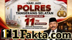 GWI Ucapkan Selamat Hari Jadi ke-11 Polres Tangerang Selatan, Bersama Masyarakat Wujudkan Kamtibmas Kondusif