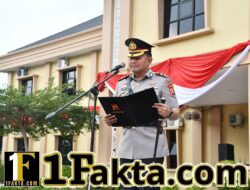 Pimpin Upacara Hari Juang Polri 2026, Kapolres Aceh Timur Bacakan Proklamasi Polisi