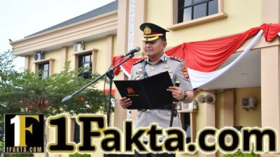Pimpin Upacara Hari Juang Polri 2026, Kapolres Aceh Timur Bacakan Proklamasi Polisi