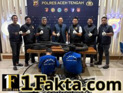 Polisi Ringkus Dua Terduga Pelaku Pencurian Kabel PLN di Kampung Penarun