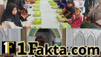 Santuni 500 Anak Yatim dan 20 Disabilitas Warnai Maulid Nabi di Masjid Baitunnur Peudada