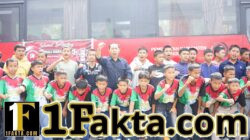Bupati Taput Lepas 52 Talenta Muda, Siap Berlaga di Piala Soeratin Sibolga