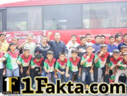 Bupati Taput Lepas 52 Talenta Muda, Siap Berlaga di Piala Soeratin Sibolga