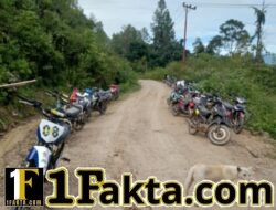 PT THL Gotong Royong Perbaikan Jalan Bersama Mitra dan Warga Atu Payung.
