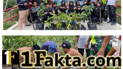 HARDIKDA Aceh ke-67, SMA Negeri 1 Bandar Tanam Pohon Berbuah untuk Masa Depan Desa Batin