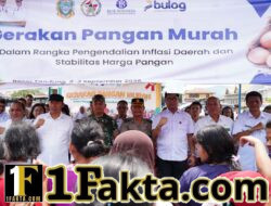 Tekan Inflasi, Bupati Taput Jonius Hutabarat “Serbu” Pasar Tarutung Lewat GPM