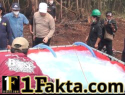 Inovasi Cairan Pemadam Shabodama, Terobosan Personel Polda Kalteng Atasi Karhutla di Lahan Gambut