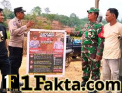 Polsek Banda Alam Bersama Koramil 18 Perkuat Pencegahan Karhutla