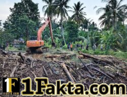 Dua Excavator Dikerahkan, Pemko Langsa Percepat Pembersihan Krueng Langsa