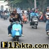 Wakil Wali Kota Rolling Thunder Bersama Ratusan Scooterist Jambore Scooter Aceh X di Langsa