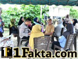 Kapolres Aceh Timur Tinjau Langsung Pendampingan Pendaftaran Parlinsos di Polsek Nurussalam