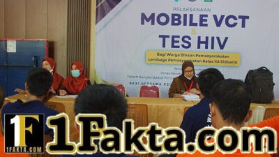 Dinkes Sidoarjo Gelar Svreening HIV dan Sifilis di Lapas Sidoarjo 