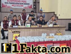 Polres Langsa Ungkap 46,6 Kg Sabu Jaringan Malaysia, Nilainya Capai Rp13,2 Miliar