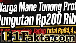 Warga Mane Tunong Protes Pungutan Rp200 Ribu