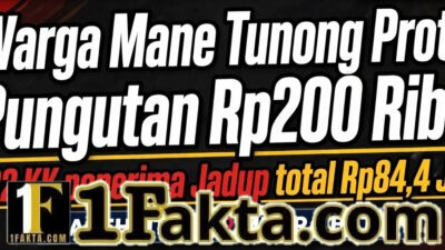 Warga Mane Tunong Protes Pungutan Rp200 Ribu