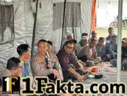 Kapolres Aceh Tengah Turun ke Huntara Bintang Pepara, Salurkan Bantuan dan Pastikan Warga Terdata