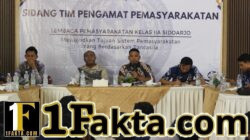 Bahas Hak Integrasi, Tamping, dan Register F, Sidang TPP Diikuti 100 Warga Binaan dan Dihadiri Perwakilan Ditjenpas Jatim serta Bapas Kelas I Surabaya