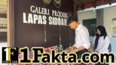 GIATJA Lapas Sidoarjo Kenalkan Produk Warga Binaan