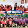 Antisipasi Kabut Asap, SMPN 3 Siborongborong Bagikan Masker kepada Siswa