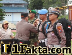 Kapolres Humbahas Pimpin Pergeseran Pasukan, Pengamanan Pilkades Serentak 2026 Diperketat