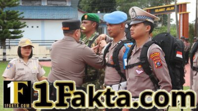 Kapolres Humbahas Pimpin Pergeseran Pasukan, Pengamanan Pilkades Serentak 2026 Diperketat