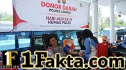 Sambut Hari Jadi Humas Polri ke-75, Polres Langsa Kumpulkan 42 Kantong Darah