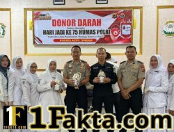 Peduli Kemanusiaan, Polres Aceh Tengah Gelar Donor Darah pada Hari Jadi ke-75 Humas Polri