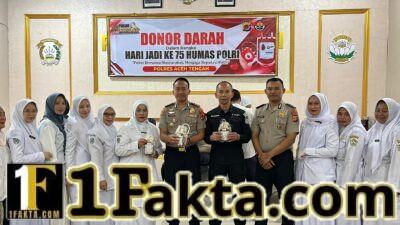 Peduli Kemanusiaan, Polres Aceh Tengah Gelar Donor Darah pada Hari Jadi ke-75 Humas Polri