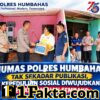 Humas Polres Humbahas Tak Sekadar Publikasi, Kepedulian Sosial Diwujudkan Lewat Bantuan Sembako